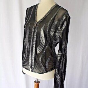 Alexandra‎ Rosati embellishments Artistic Top-Size 8